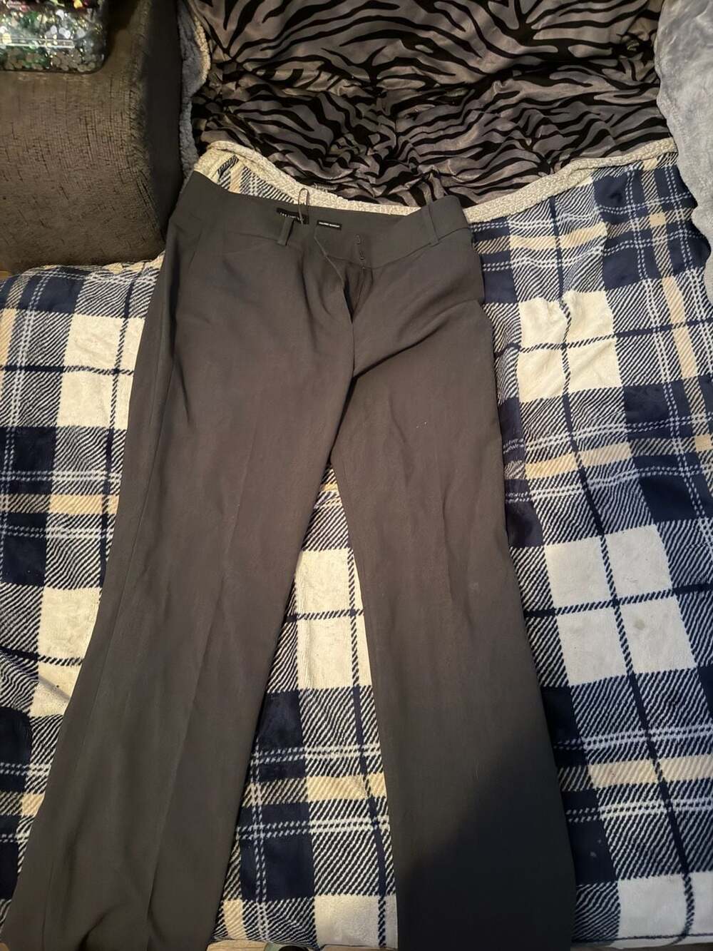 The Limited Tailored Straight Leg Grey Work Dress Pants 8P